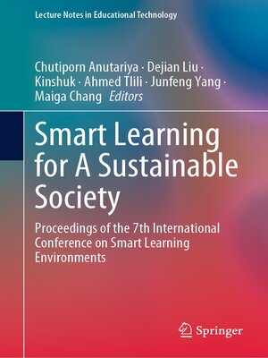 cover image of Smart Learning for a Sustainable Society